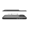 Etui Spigen Enzo Aramid Mag z MagSafe na iPhone 16 Pro - czarno-srebrne