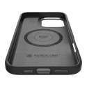 Etui Spigen Enzo Aramid Mag z MagSafe na iPhone 16 Pro - czarno-srebrne