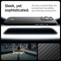 Etui Spigen Enzo Aramid Mag z MagSafe na iPhone 16 Pro - czarno-srebrne