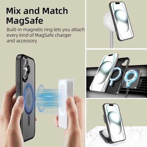 Etui Tech-Protect MagMat MagSafe na iPhone 16 - czarne Etui Tech-Protect MagMat MagSafe na iPhone 16 - czarne