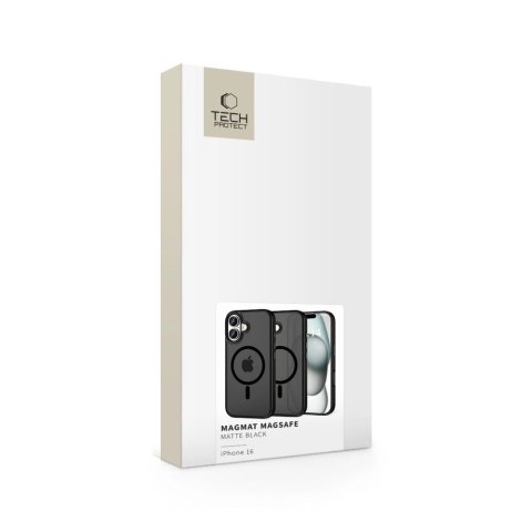 Etui Tech-Protect MagMat MagSafe na iPhone 16 - czarne Etui Tech-Protect MagMat MagSafe na iPhone 16 - czarne