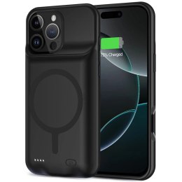 Etui Tech-Protect PowerCase MagSafe z powerbankiem 7000mAh na iPhone 16 Pro - czarne