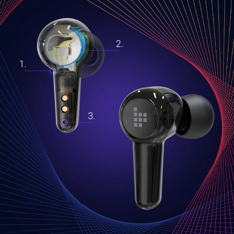 Tronsmart Apollo Air + TWS ANC dokanałowe wodoodporne bezprzewodowe słuchawki Bluetooth 5.2 czarny (372359) Tronsmart Apollo Air + TWS ANC dokanałowe wodoodporne bezprzewodowe słuchawki Bluetooth 5.2 czarny (372359)