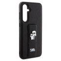 Etui Karl Lagerfeld Gripstand Saffiano Karl&Choupette Pins na Samsung Galaxy S23 FE - czarne