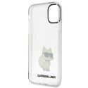 Etui Karl Lagerfeld Ikonik Choupette na iPhone 11 / Xr - przezroczyste