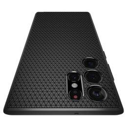 Etui Spigen Liquid Air na Samsung Galaxy S22 Ultra - czarny mat