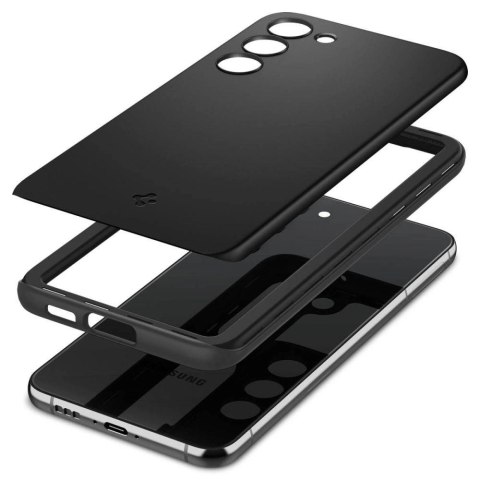 Etui Spigen Thin Fit na Samsung Galaxy S23 - czarne Etui Spigen Thin Fit na Samsung Galaxy S23 - czarne