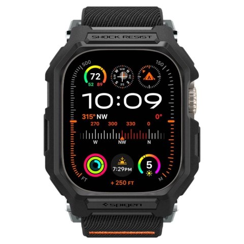Etui z paskiem Spigen Lite Fit Pro na Apple Watch Ultra 1 / 2 (49 mm) - czarny mat Etui z paskiem Spigen Lite Fit Pro na Apple Watch Ultra 1 / 2 (49 mm) - czarny mat