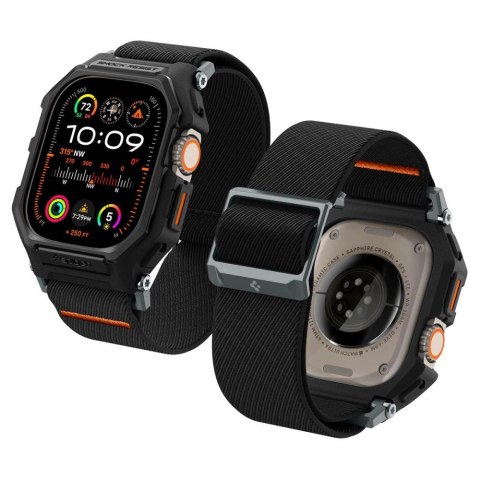 Etui z paskiem Spigen Lite Fit Pro na Apple Watch Ultra 1 / 2 (49 mm) - czarny mat Etui z paskiem Spigen Lite Fit Pro na Apple Watch Ultra 1 / 2 (49 mm) - czarny mat
