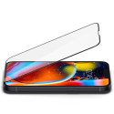 Szkło hartowane Spigen Glass FC na iPhone 13 Pro Max / 14 Plus - czarne