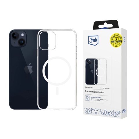 Etui 3mk Clear MagCase na Apple iPhone 14 - przezroczyste Etui 3mk Clear MagCase na Apple iPhone 14 - przezroczyste