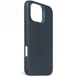 Etui Decoded Leather Backcover MagSafe na iPhone 16 Pro Max - granatowe
