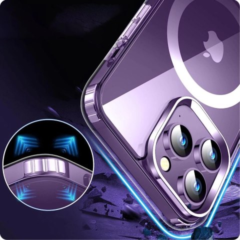 Etui Tech-Protect FlexAir Hybrid MagSafe na iPhone 15 Pro Max - przezroczyste Etui Tech-Protect FlexAir Hybrid MagSafe na iPhone 15 Pro Max - przezroczyste
