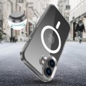 Etui Tech-Protect FlexAir Hybrid MagSafe na iPhone 16 - przezroczyste