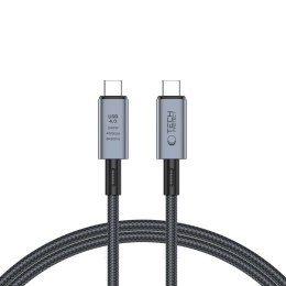 Kabel Tech-Protect UltraBoost Max USB-C 4.0 / USB-C 4.0 PD 240W 8K 40Gbps 1m - szary