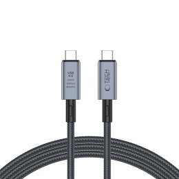 Kabel Tech-Protect UltraBoost Max USB-C 4.0 / USB-C 4.0 PD 240W 8K 40Gbps 2m - szary