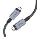 Kabel Tech-Protect UltraBoost Max USB-C 4.0 / USB-C 4.0 PD 240W 8K 40Gbps 2m - szary