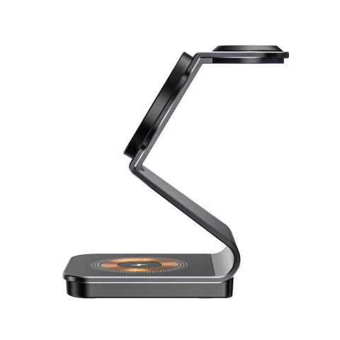 Ładowarka Tech-Protect QI15W-A29 indukcyjna 3w1 z MagSafe na smartfon / Apple Watch / AirPods - czarna Ładowarka Tech-Protect QI15W-A29 indukcyjna 3w1 z MagSafe na smartfon / Apple Watch / AirPods - czarna