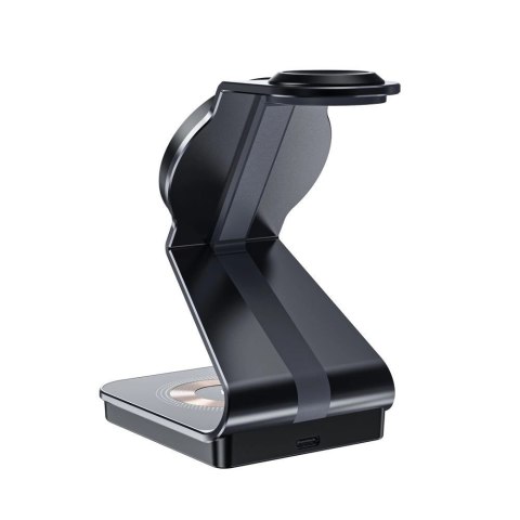 Ładowarka Tech-Protect QI15W-A29 indukcyjna 3w1 z MagSafe na smartfon / Apple Watch / AirPods - czarna Ładowarka Tech-Protect QI15W-A29 indukcyjna 3w1 z MagSafe na smartfon / Apple Watch / AirPods - czarna