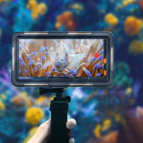 Pokrowiec Tech-Protect Waterproof Case wodoodporny IPX8 na smartfony 4.7-6.7" - czarny Pokrowiec Tech-Protect Waterproof Case wodoodporny IPX8 na smartfony 4.7-6.7" - czarny