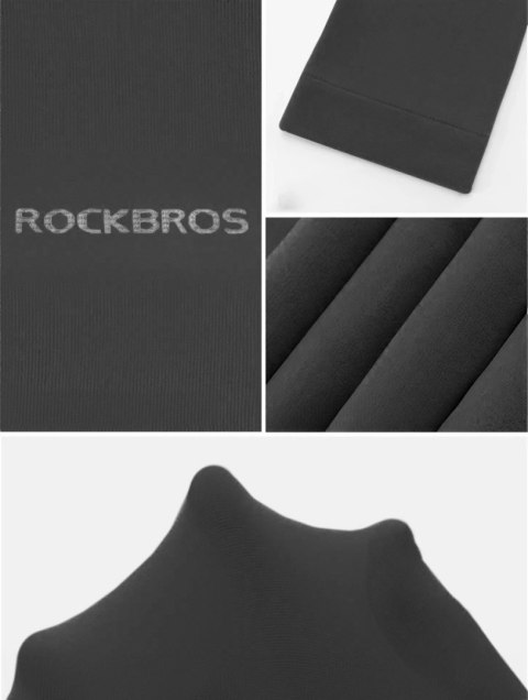 Rękawki kolarskie Rockbros XT9002BK - czarne (2 szt.) Rękawki kolarskie Rockbros XT9002BK - czarne (2 szt.)