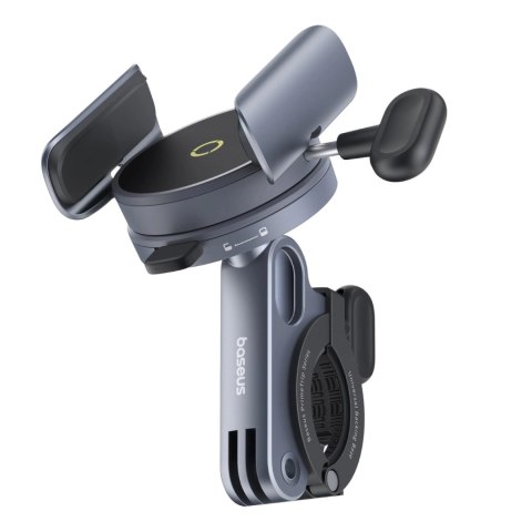 Uchwyt Baseus PrimeTrip magnetyczny na telefon na rower / hulajnogę / skuter - czarny Uchwyt Baseus PrimeTrip magnetyczny na telefon na rower / hulajnogę / skuter - czarny