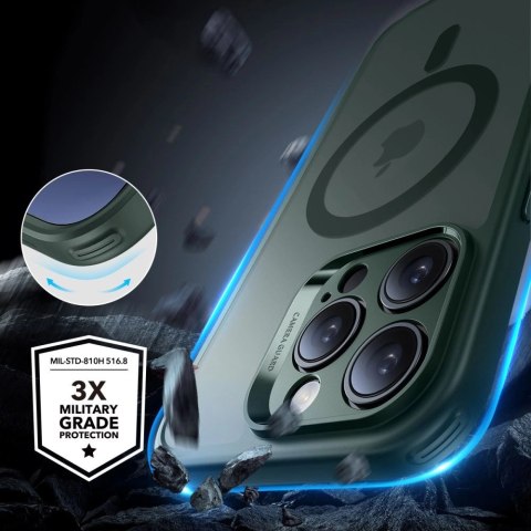 Etui ESR Classic Pro Set Halolock MagSafe na iPhone 16 Pro Max - zielone Etui ESR Classic Pro Set Halolock MagSafe na iPhone 16 Pro Max - zielone