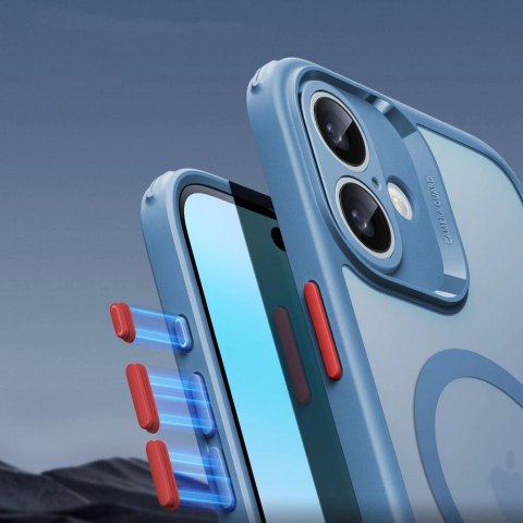 Etui ESR Classic Pro Set Halolock MagSafe na iPhone 16 - niebieskie Etui ESR Classic Pro Set Halolock MagSafe na iPhone 16 - niebieskie