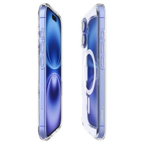 Etui Spigen Ultra Hybrid "T" MagSafe na iPhone 16 - białe Etui Spigen Ultra Hybrid "T" MagSafe na iPhone 16 - białe