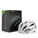 Kask rowerowy Rockbros z szybką, odpinane okulary z ochroną UV, unisex - zielony