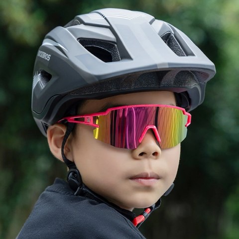 Okulary rowerowe Rockbros dla dzieci, polaryzacyjne, z ochroną UV dziecięce - czarne Okulary rowerowe Rockbros dla dzieci, polaryzacyjne, z ochroną UV dziecięce - czarne