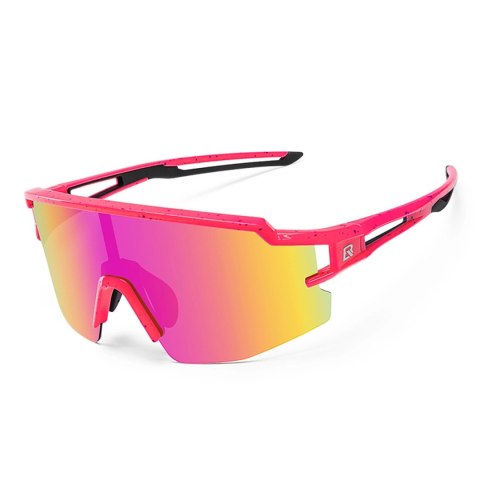 Okulary rowerowe Rockbros dla dzieci, polaryzacyjne, z ochroną UV dziecięce - różowe Okulary rowerowe Rockbros dla dzieci, polaryzacyjne, z ochroną UV dziecięce - różowe