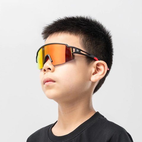 Okulary rowerowe Rockbros dla dzieci, polaryzacyjne, z ochroną UV dziecięce - różowe Okulary rowerowe Rockbros dla dzieci, polaryzacyjne, z ochroną UV dziecięce - różowe