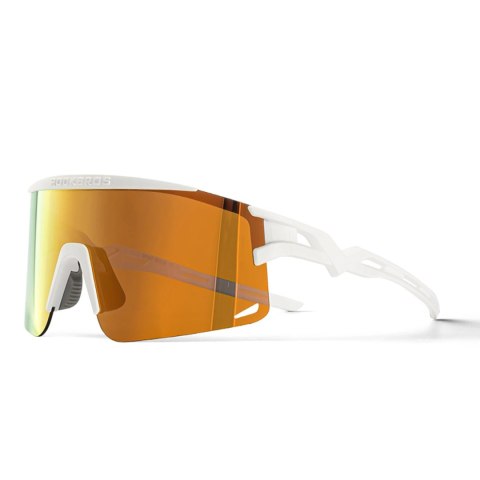 Okulary rowerowe Rockbros polaryzacyjne, z ochroną UV i wkładką korekcyjną - białe Okulary rowerowe Rockbros polaryzacyjne, z ochroną UV i wkładką korekcyjną - białe