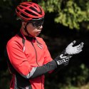 Rękawiczki rowerowe Rockbros ocieplane, długie, rozmiar: XXL - czarno-szare