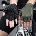Rękawiczki rowerowe Rockbros oddychające, krótkie palce, rozmiar: XXL - zielone