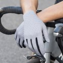 Rękawiczki rowerowe Rockbros oddychające, pełne, rozmiar: L - zielone