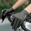 Rękawiczki rowerowe Rockbros oddychające, pełne, rozmiar: XL - zielone