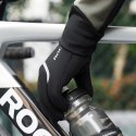 Rękawiczki rowerowe Rockbros pełne, wodoodporne, rozmiar: S/M - czarne