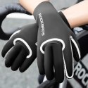 Rękawiczki rowerowe Rockbros pełne, wodoodporne, rozmiar: S/M - czarne