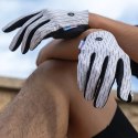 Rękawiczki sportowe Rockbros pełne wiosenno-letnie rozmiar M - biało-czarne