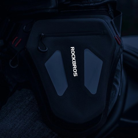 Torba motocyklowa Rockbros na nogę, udo, pas, ramię - czarna Torba motocyklowa Rockbros na nogę, udo, pas, ramię - czarna