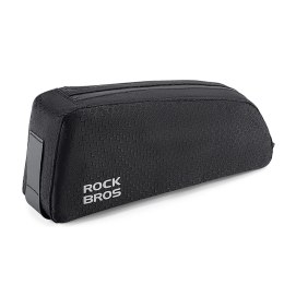 Torba rowerowa Rockbros na ramę na rurę górną 0,9l - czarna