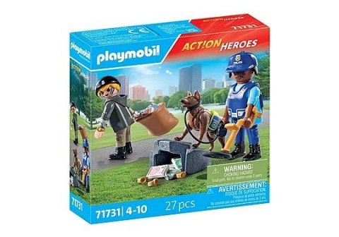Action Heroes 71731 Poszukiwania śladów z psem tropiącym Action Heroes 71731 Poszukiwania śladów z psem tropiącym