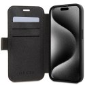 Etui Guess 4G Metal Logo na iPhone 15 Pro Max - brązowe