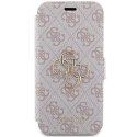 Etui Guess 4G Metal Logo na iPhone 15 Pro Max - różowe