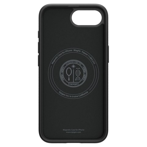 Etui Spigen Liquid Air Mag MagSafe na iPhone 16e - czarny mat Etui Spigen Liquid Air Mag MagSafe na iPhone 16e - czarny mat