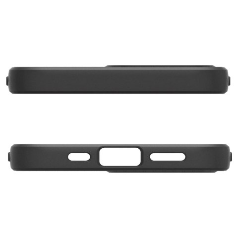 Etui Spigen Liquid Air Mag MagSafe na iPhone 16e - czarny mat Etui Spigen Liquid Air Mag MagSafe na iPhone 16e - czarny mat