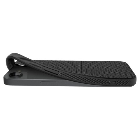 Etui Spigen Liquid Air Mag MagSafe na iPhone 16e - czarny mat Etui Spigen Liquid Air Mag MagSafe na iPhone 16e - czarny mat