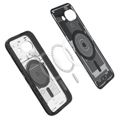 Etui Spigen Ultra Hybrid Mag MagSafe na Google Pixel 9A Zero One - czarne Etui Spigen Ultra Hybrid Mag MagSafe na Google Pixel 9A Zero One - czarne